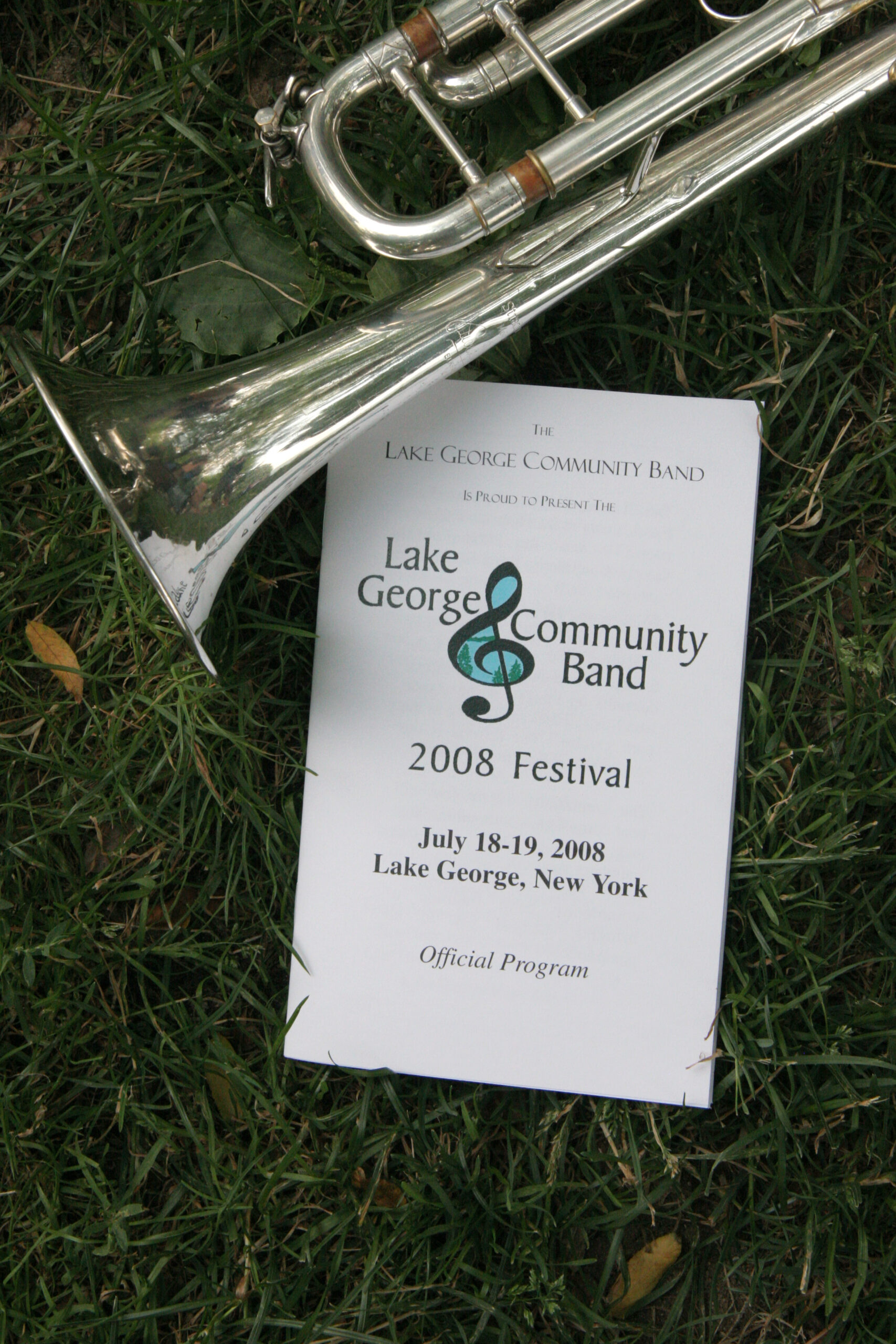 Trumpet & Program - Lake George 2007